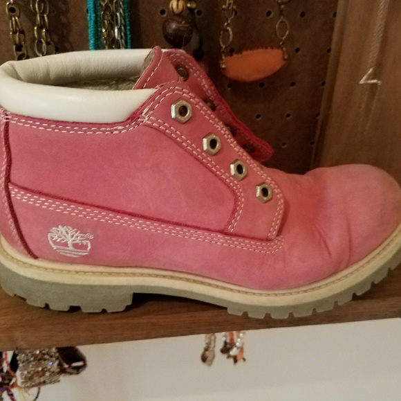 Pink Timberland Boots 